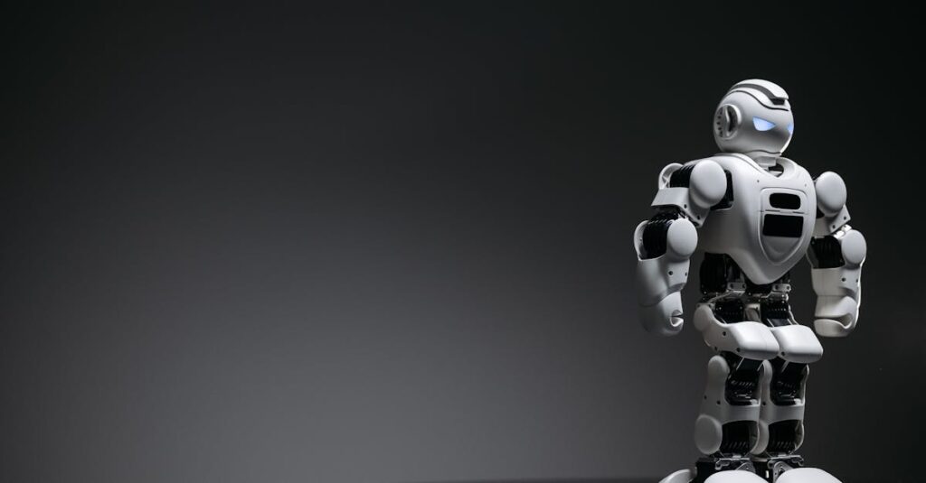AIアフィリエイトの概念を示すイメージ。AIが自動的に記事を生成し、従来型の作業を効率化する様子を表現した図。